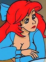 Shy Ariel making hole friction