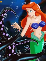 Young and beautiful Ariel has fallen into the clutches of the evil Ursula